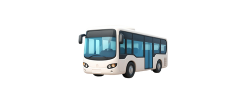 School bus equipped with GPS tracking system for safe transport monitoring