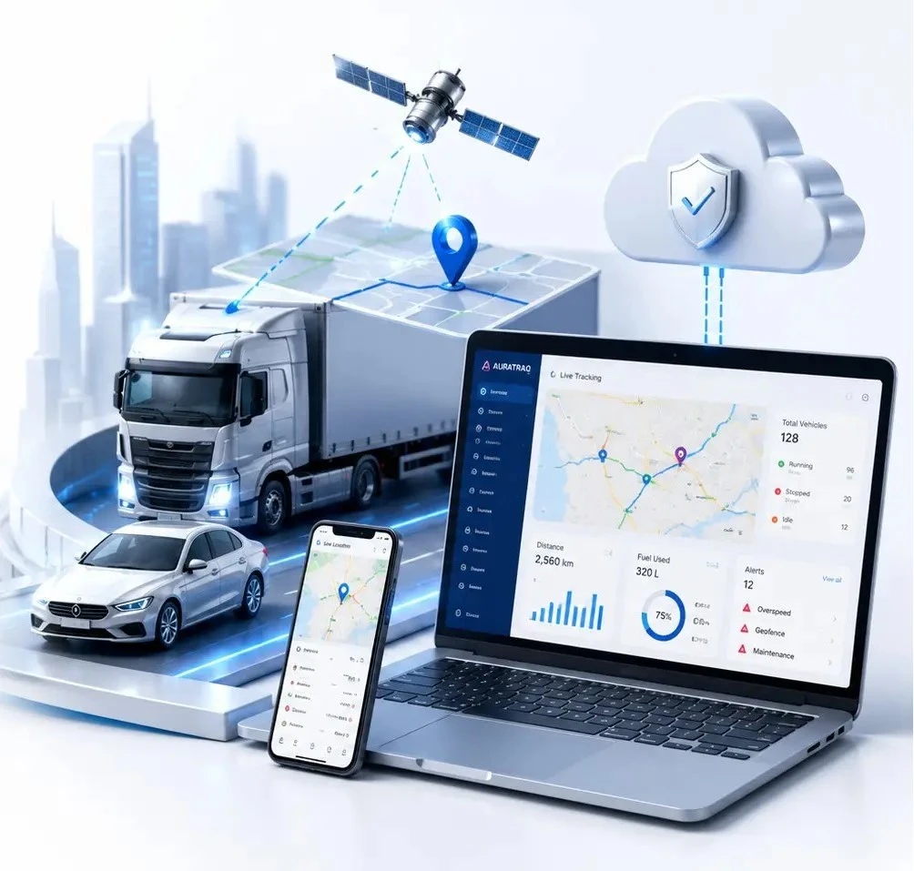 Auratraq GPS Vehicle Tracking and Fleet Management UAE